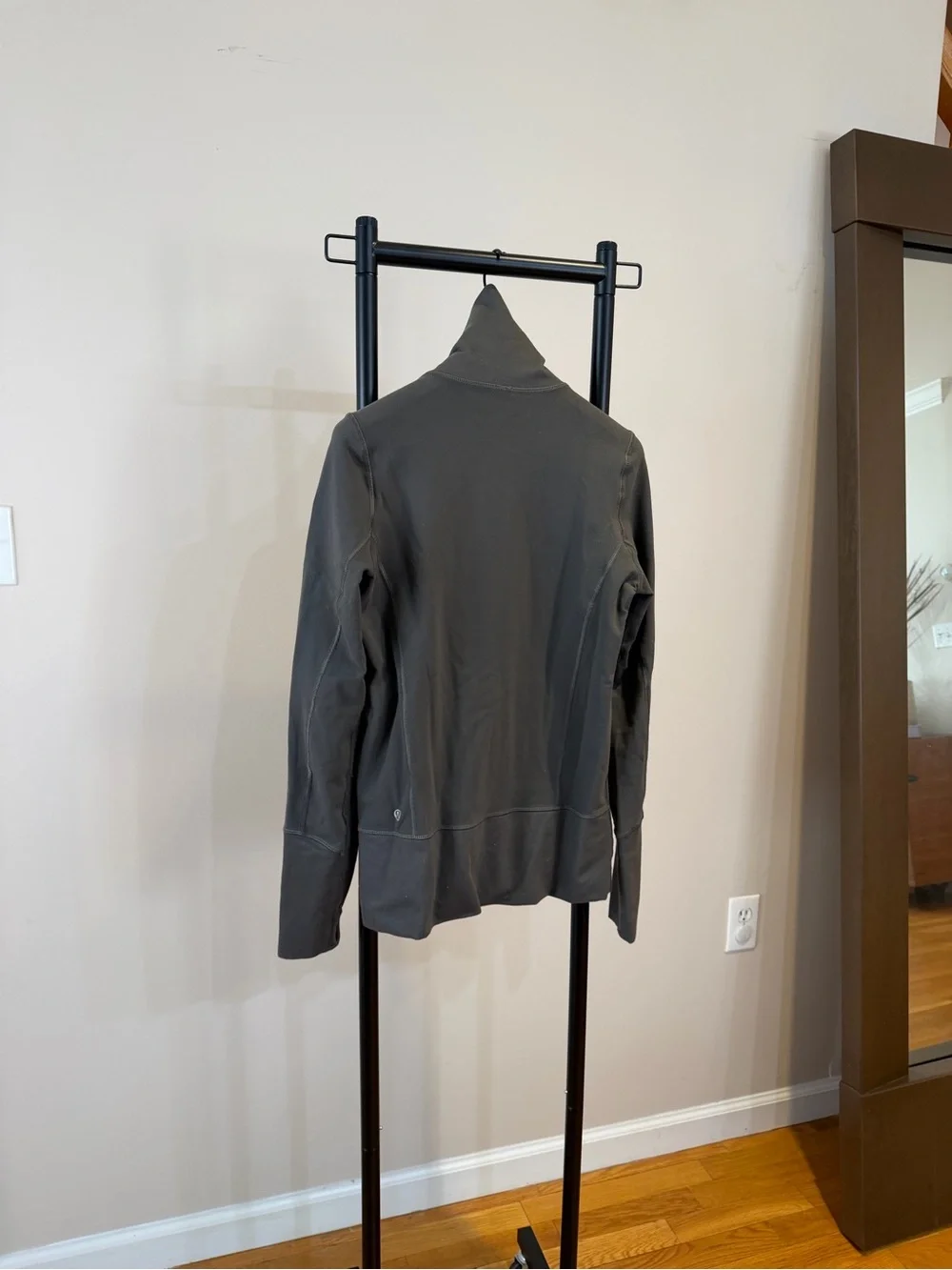 Lululemon In Stride Heather Gray Zip-Up Athletic Jacket